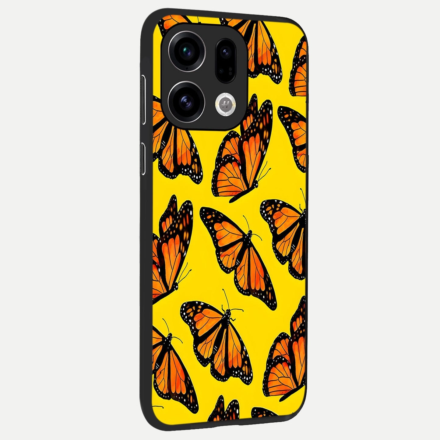  Golden Wing Flight back cover For Oppo Find X9 slim fit glass case with vibrant aesthetic design
