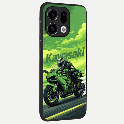  Greenery Sky back cover For Oppo Find X9 slim fit glass case with vibrant aesthetic design