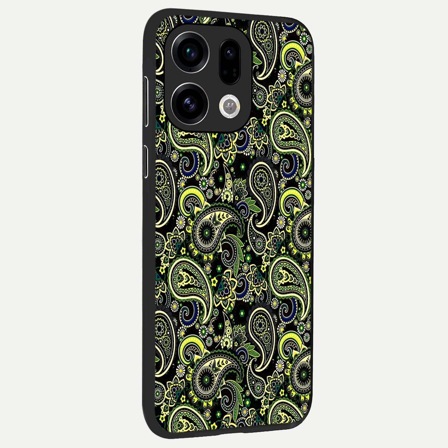  Green Lemon back cover For Oppo Find X9 slim fit glass case with vibrant aesthetic design