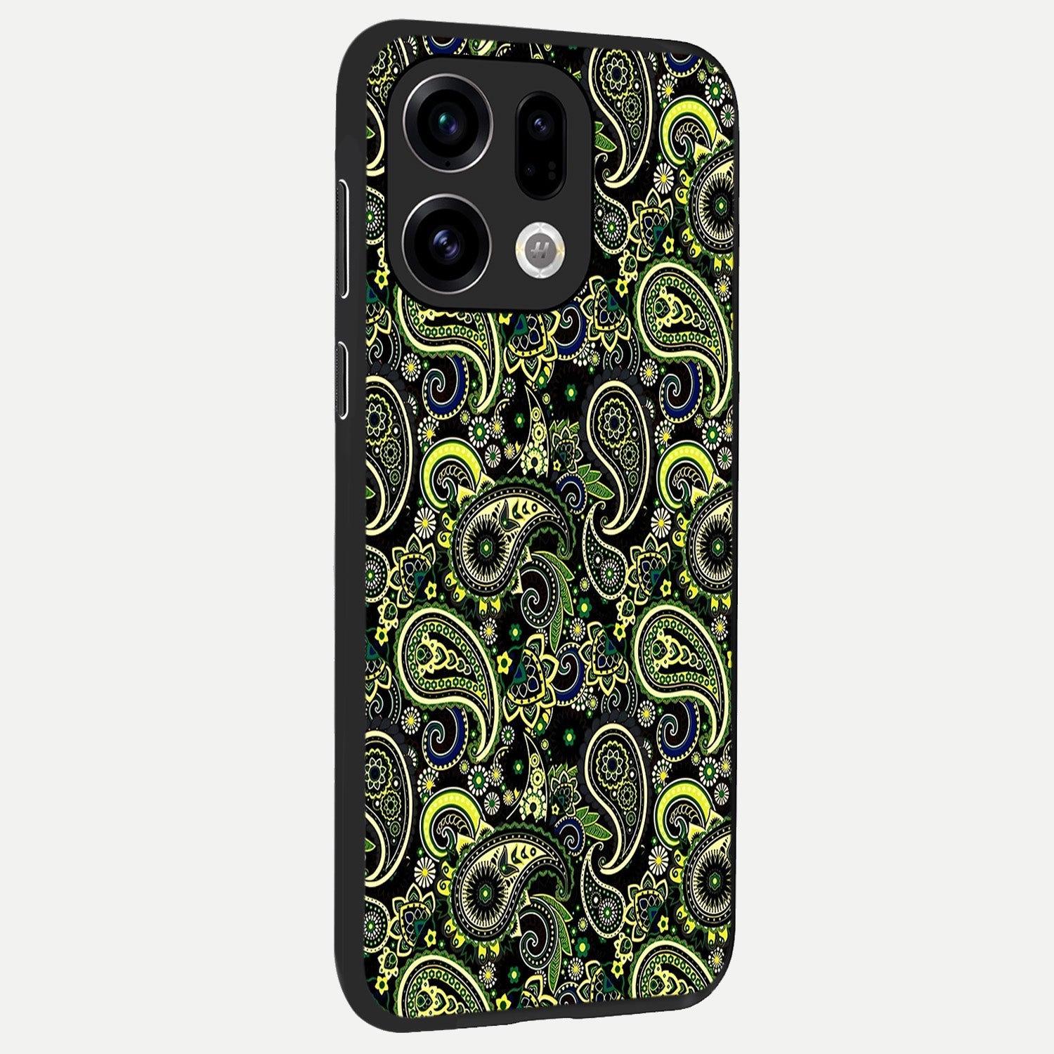  Green Lemon back cover For Oppo Find X9 slim fit glass case with vibrant aesthetic design