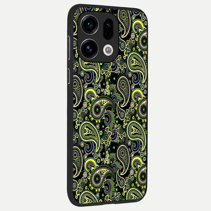  Green Lemon back cover For Oppo Find X9 slim fit glass case with vibrant aesthetic design