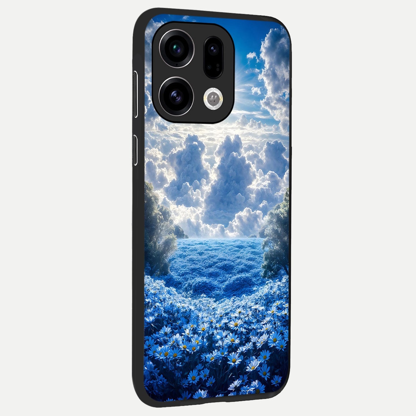  Heavenly Daisy Horizon back cover For Oppo Find X9 slim fit glass case with vibrant aesthetic design