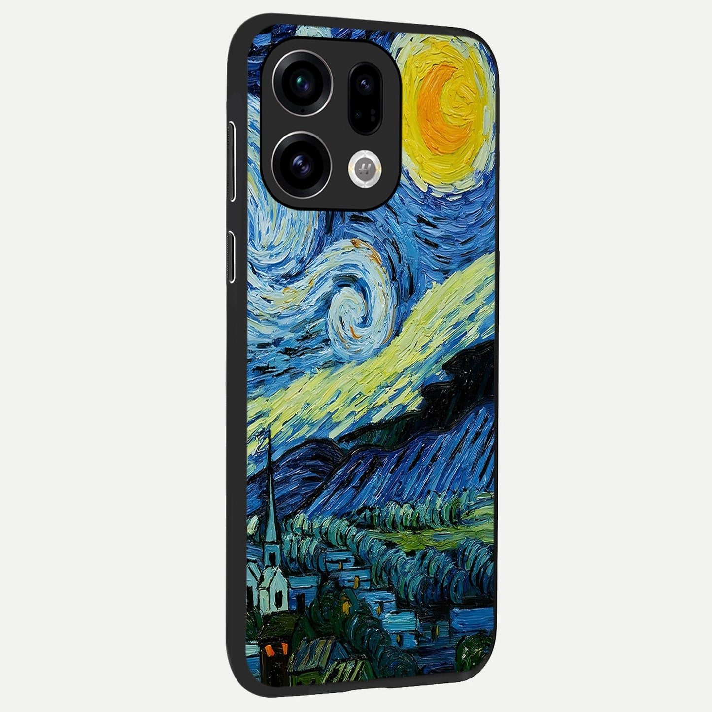  Inspired Van Gogh Art back cover For Oppo Find X9 slim fit glass case with vibrant aesthetic design