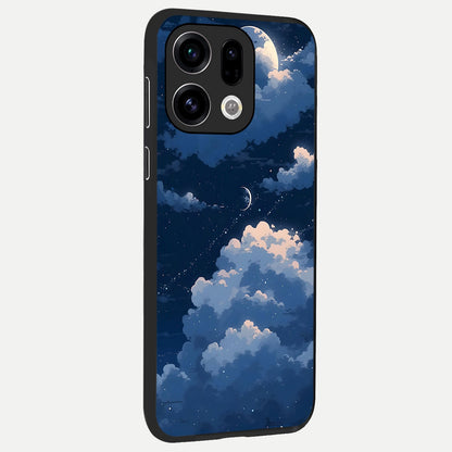  Moon Dream Haze back cover For Oppo Find X9 slim fit glass case with vibrant aesthetic design