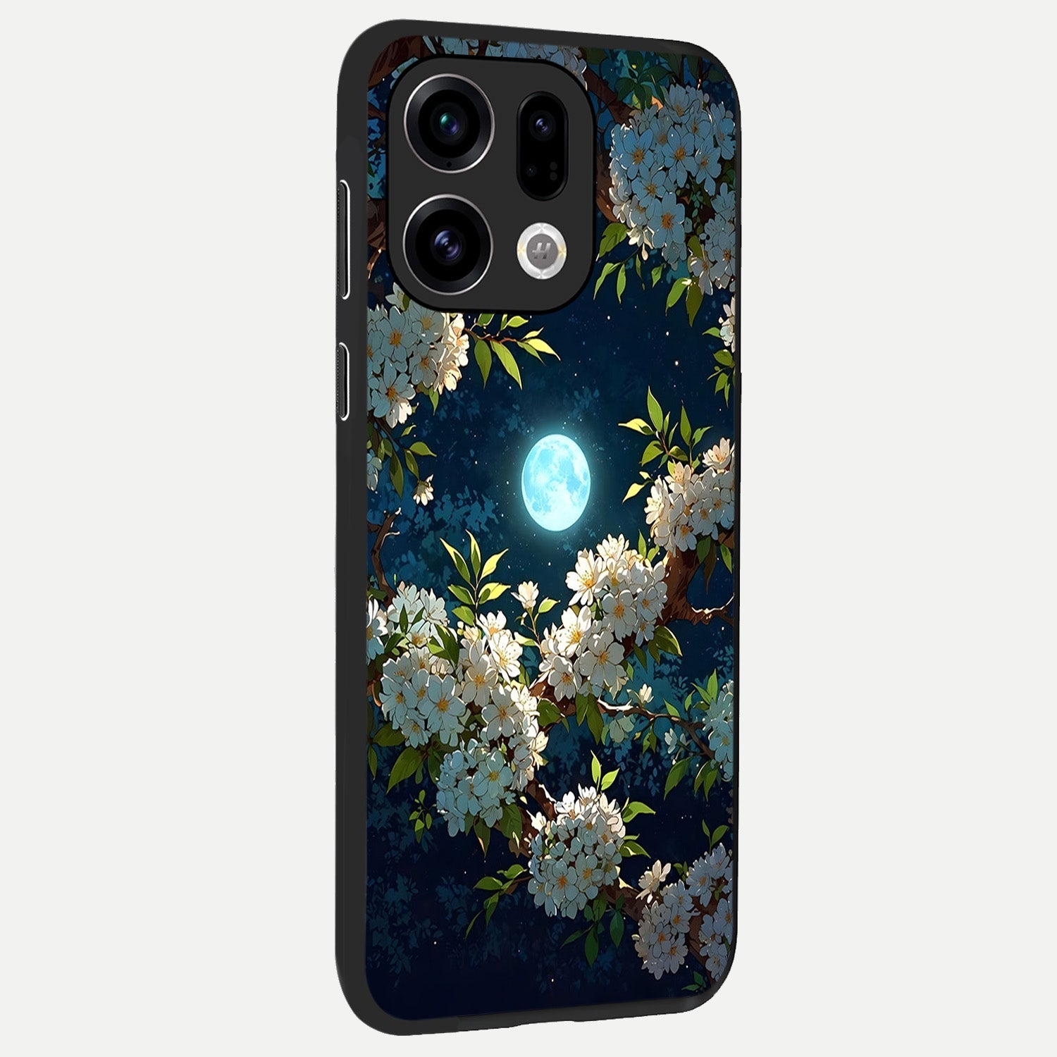  Moonlit Blossom Dream back cover For Oppo Find X9 slim fit glass case with vibrant aesthetic design