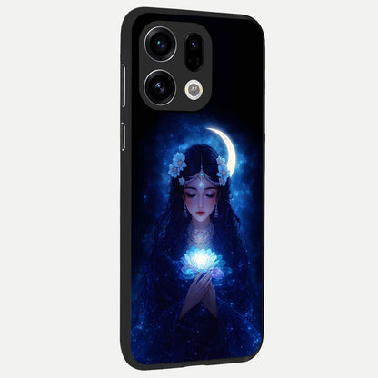  Mystic Moon Queen back cover For Oppo Find X9 slim fit glass case with vibrant aesthetic design