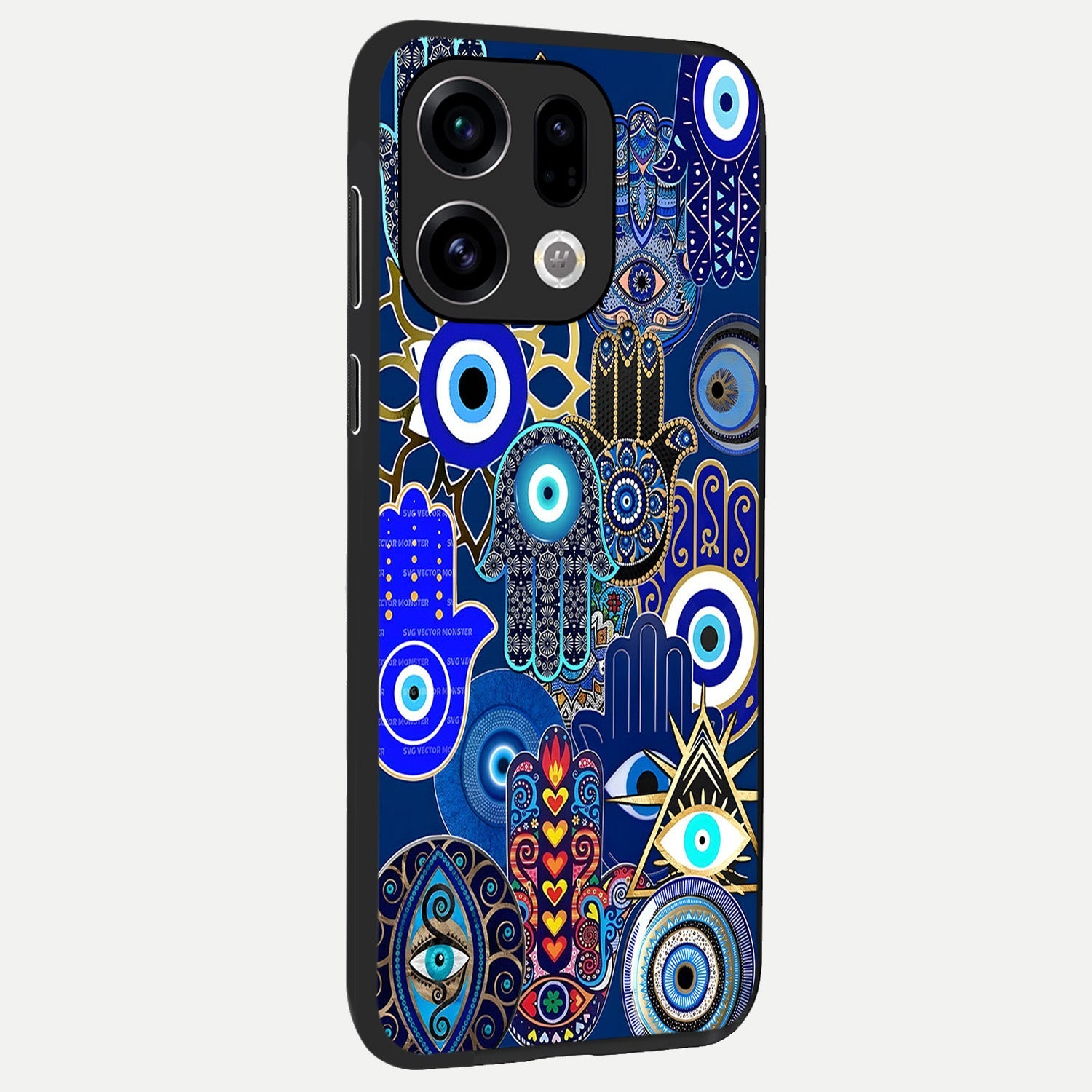  Mystic Palm Guard back cover For Oppo Find X9 slim fit glass case with vibrant aesthetic design