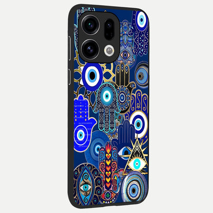  Mystic Palm Guard back cover For Oppo Find X9 slim fit glass case with vibrant aesthetic design