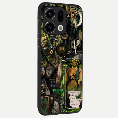  Mystic Woods Secret back cover For Oppo Find X9 slim fit glass case with vibrant aesthetic design