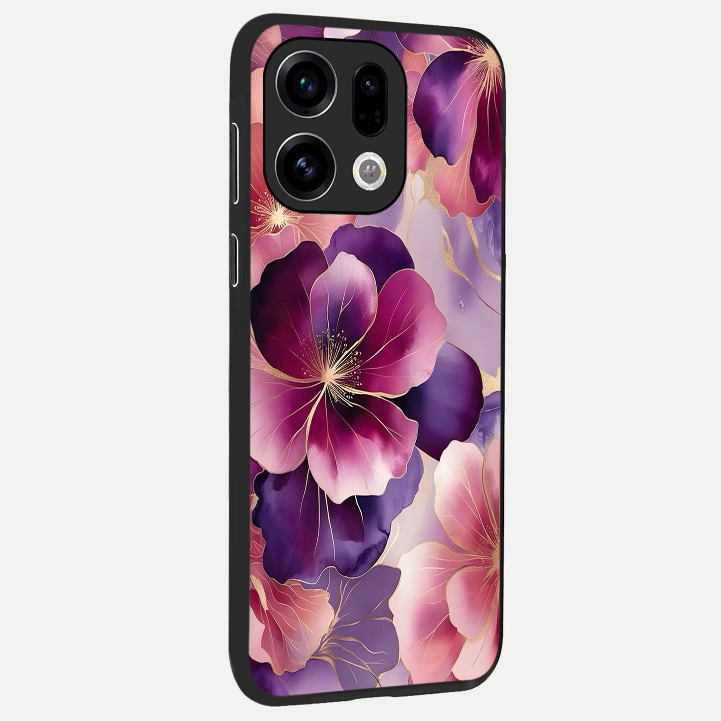  Pink Bouquet Florals back cover For Oppo Find X9 slim fit glass case with vibrant aesthetic design