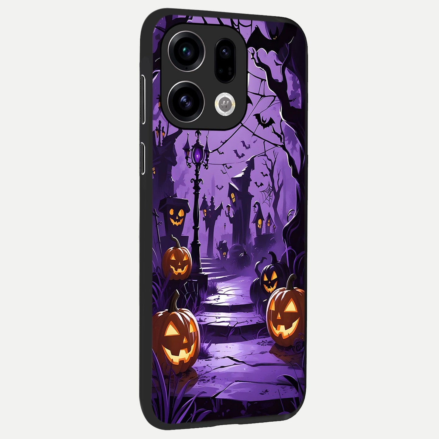  Pumpkin Patch Halloween back cover For Oppo Find X9 slim fit glass case with vibrant aesthetic design