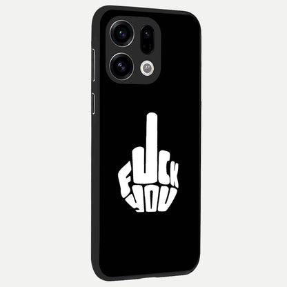  Rebel Mode On back cover For Oppo Find X9 slim fit glass case with vibrant aesthetic design