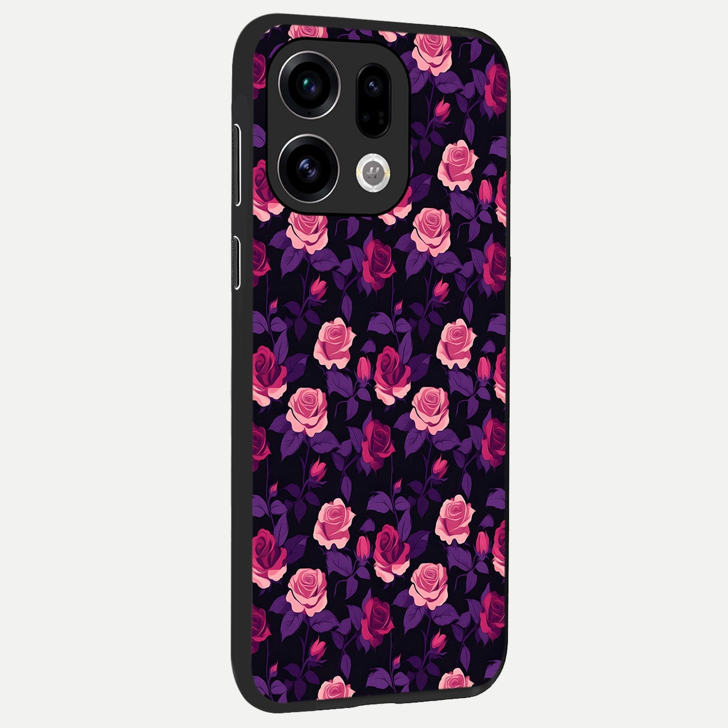  Rose Garden Twilight back cover For Oppo Find X9 slim fit glass case with vibrant aesthetic design