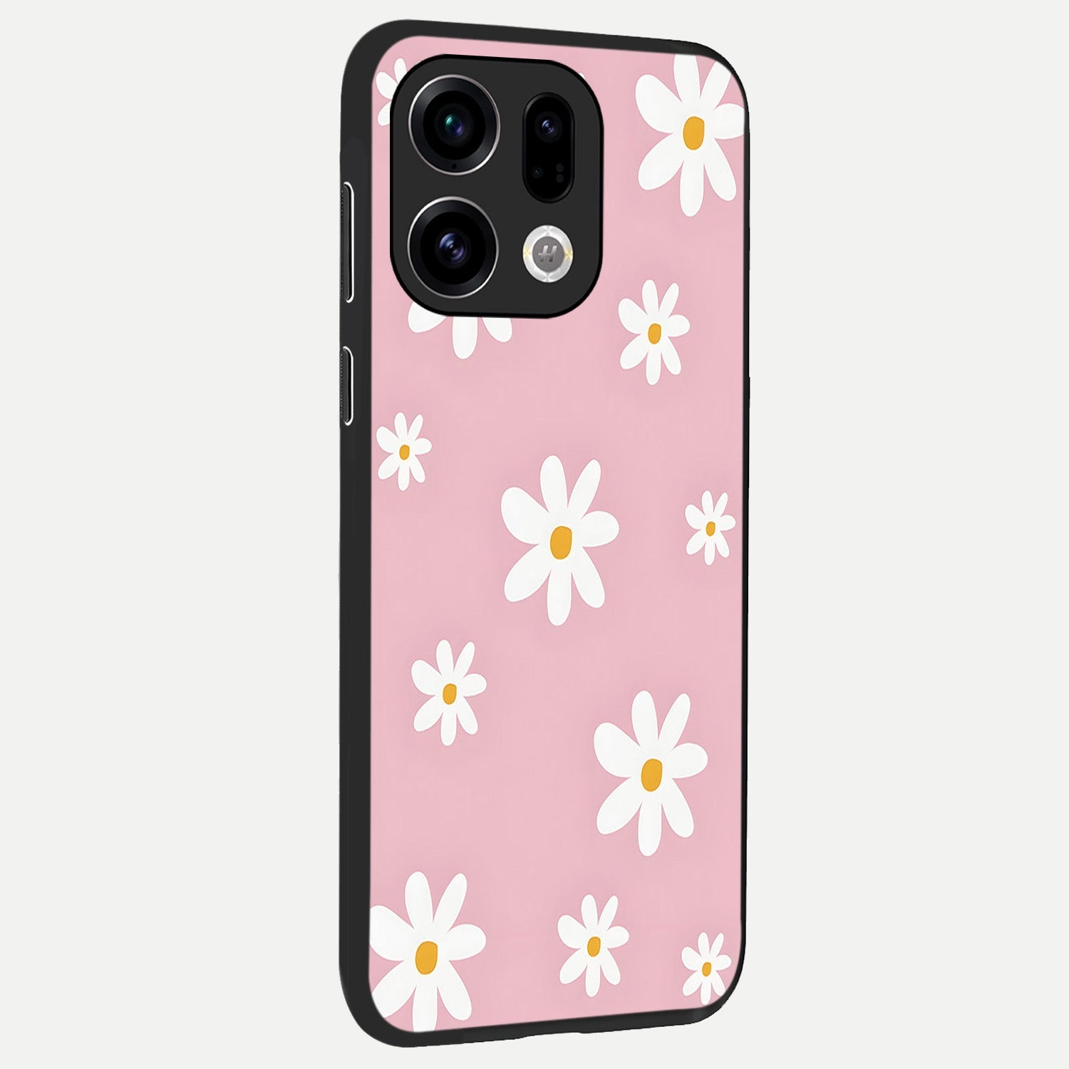  Soft Daisy Bliss back cover For Oppo Find X9 slim fit glass case with vibrant aesthetic design