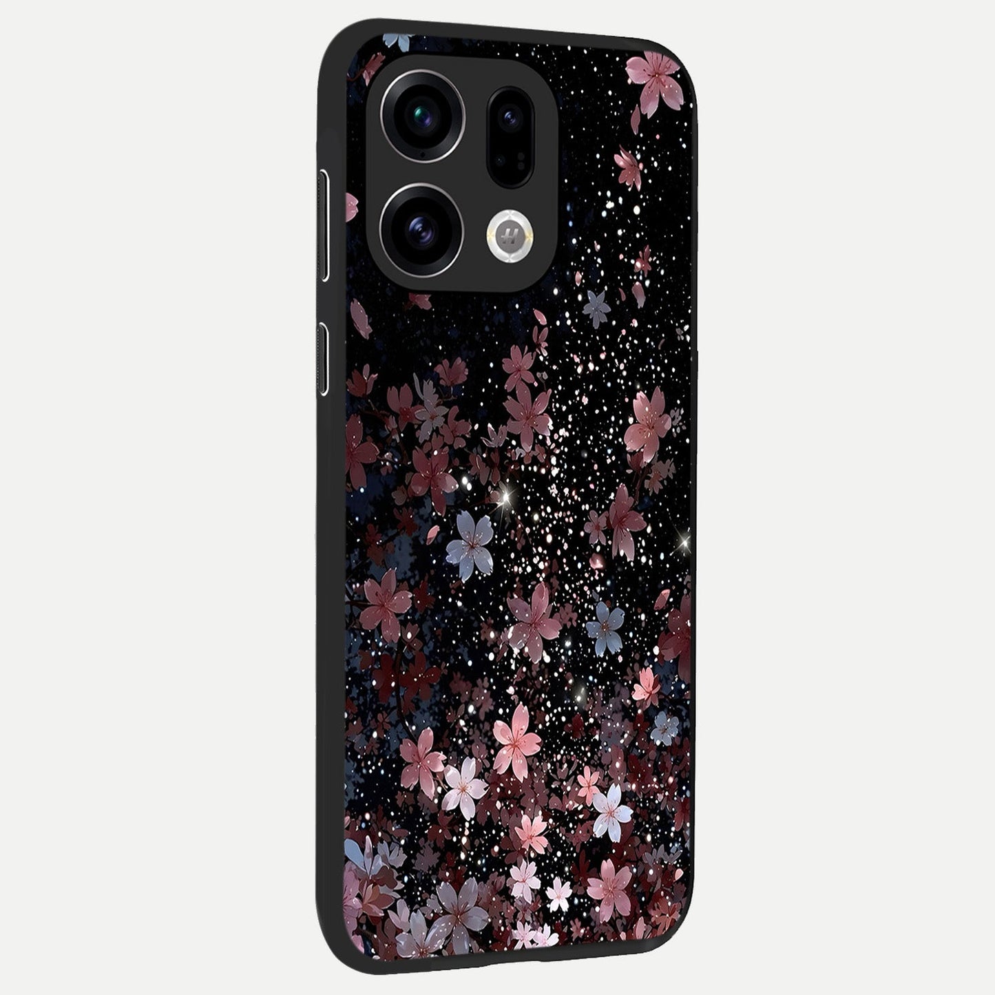  Starlit Flower Dreams back cover For Oppo Find X9 slim fit glass case with vibrant aesthetic design