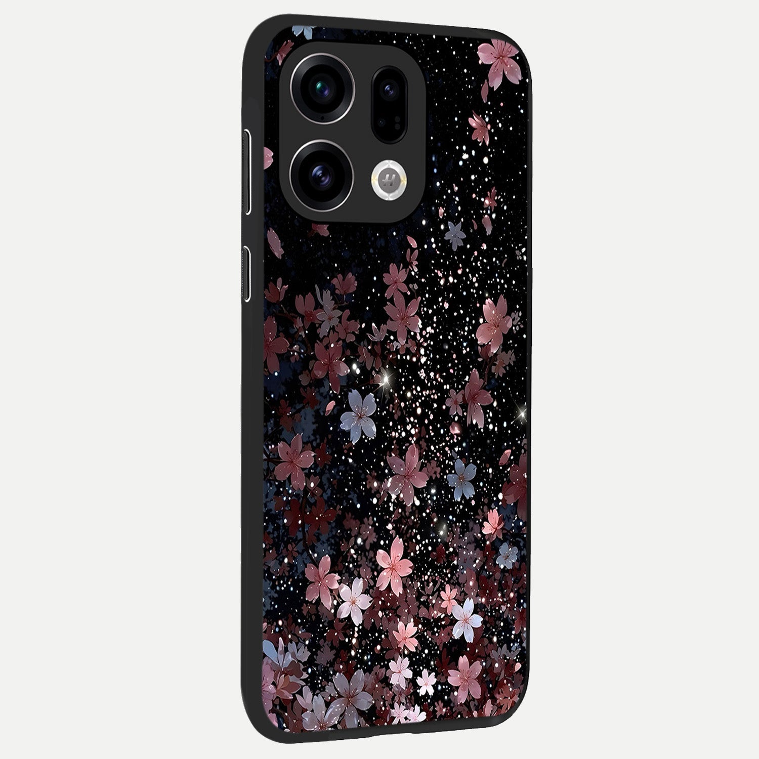  Starlit Flower Dreams back cover For Oppo Find X9 slim fit glass case with vibrant aesthetic design