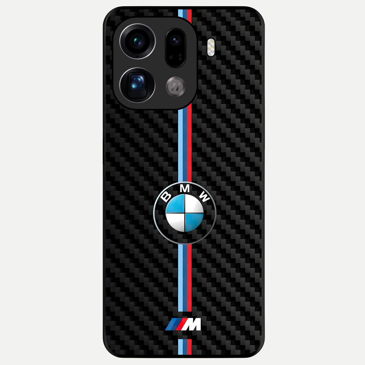  BMW Pattern Glass Case For Oppo Find X9 Pro back cover – full design glossy printed glass finish