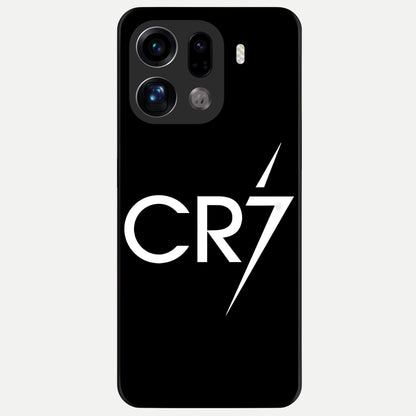  CR7 Elite Strike Glass Case For Oppo Find X9 Pro back cover – full design glossy printed glass finish