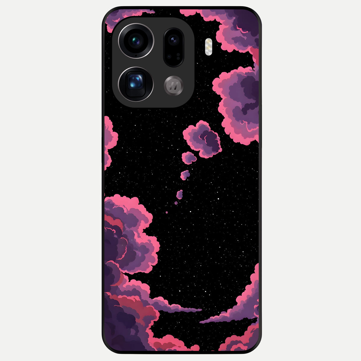  Cosmic Cloud Journey Glass Case For Oppo Find X9 Pro back cover – full design glossy printed glass finish