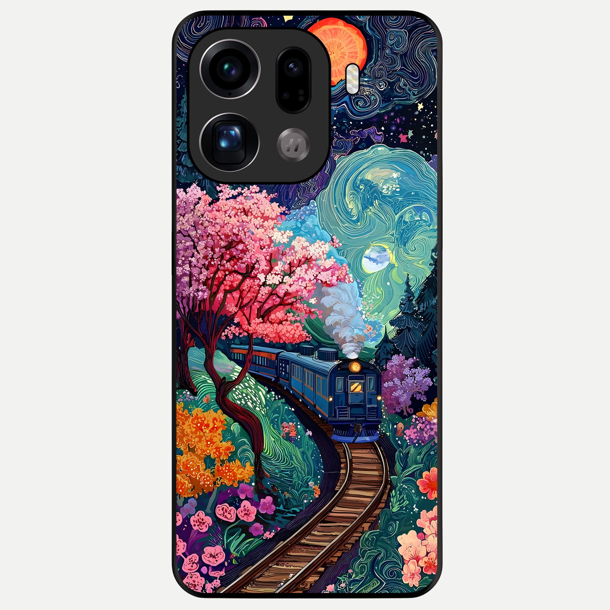  Digital Art Glass Case For Oppo Find X9 Pro back cover – full design glossy printed glass finish
