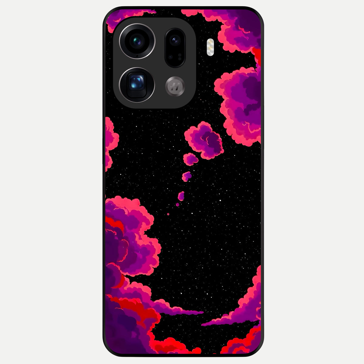 Galaxy Dream Frame Glass Case For Oppo Find X9 Pro back cover – full design glossy printed glass finish