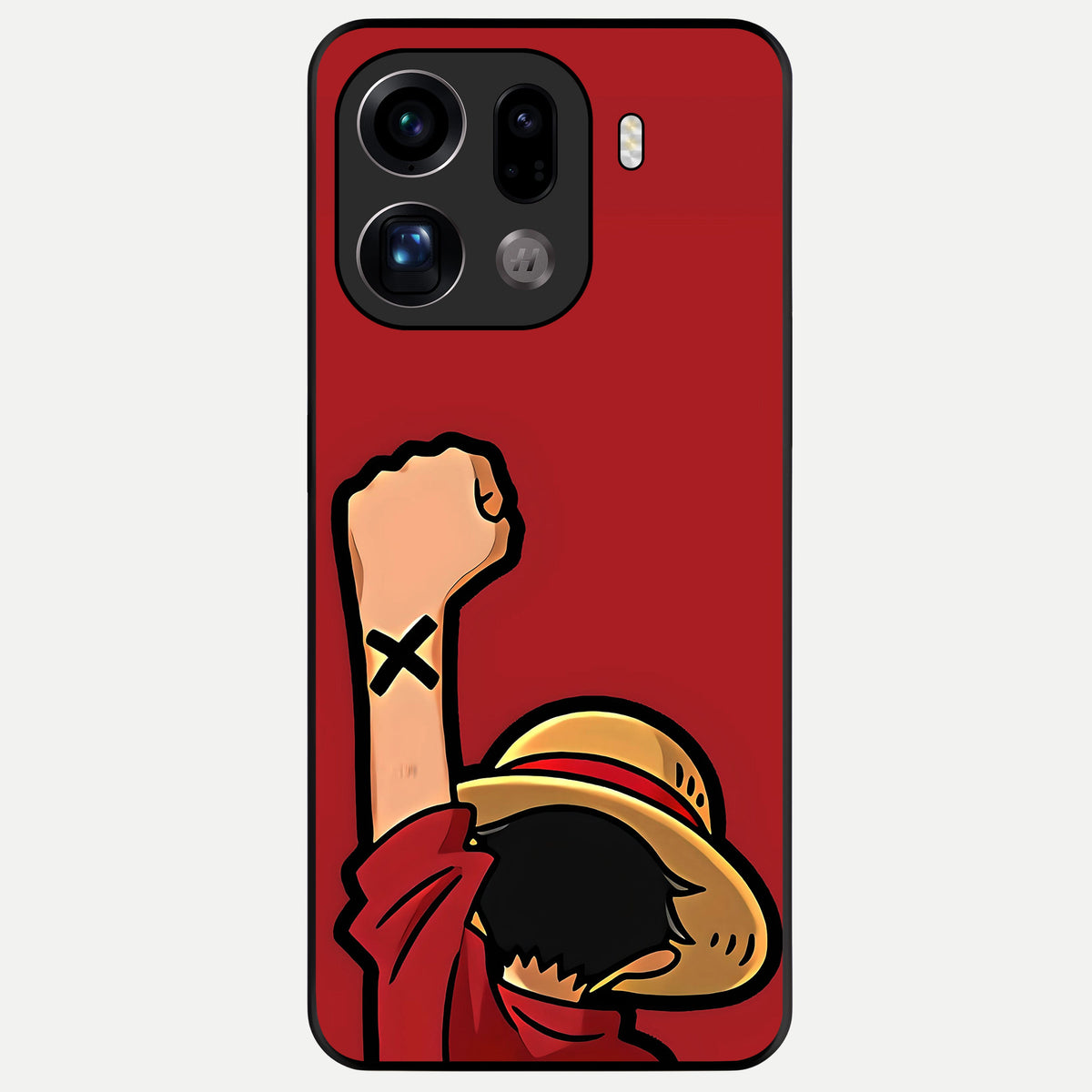  Luffy X Spirit Glass Case For Oppo Find X9 Pro back cover – full design glossy printed glass finish