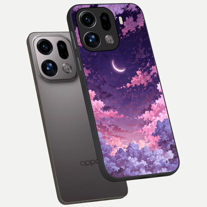  Sky Drift Clouds phone case For Oppo Find X9 Pro showing premium glass back cover with detailed artwork