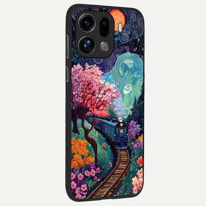  Digital Art back cover For Oppo Find X9 Pro slim fit glass case with vibrant aesthetic design