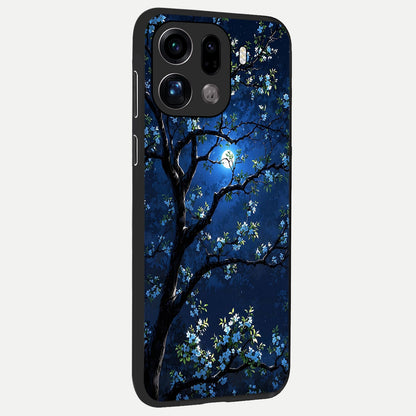  Mystic Floral Night back cover For Oppo Find X9 Pro slim fit glass case with vibrant aesthetic design