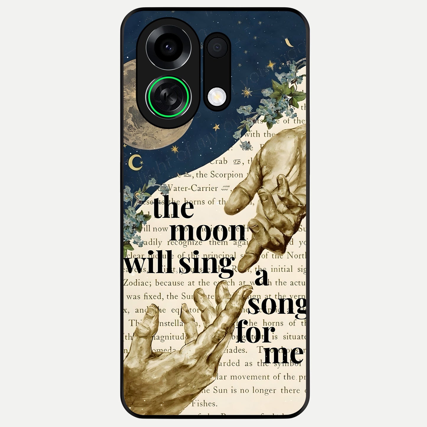  Aesthetic Divine Glass Case For Oppo K13 Turbo back cover – full design glossy printed glass finish