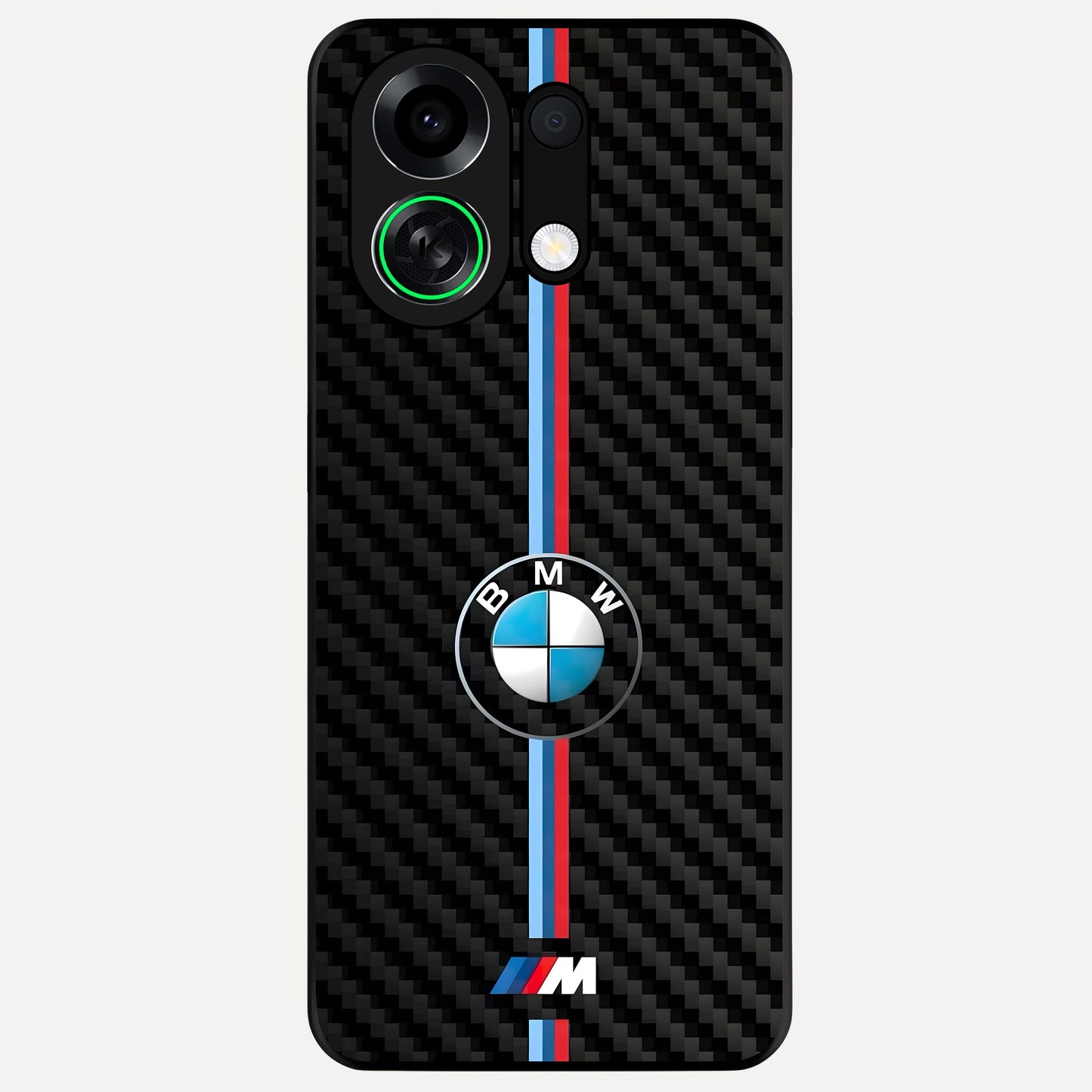  BMW Pattern Glass Case For Oppo K13 Turbo back cover – full design glossy printed glass finish