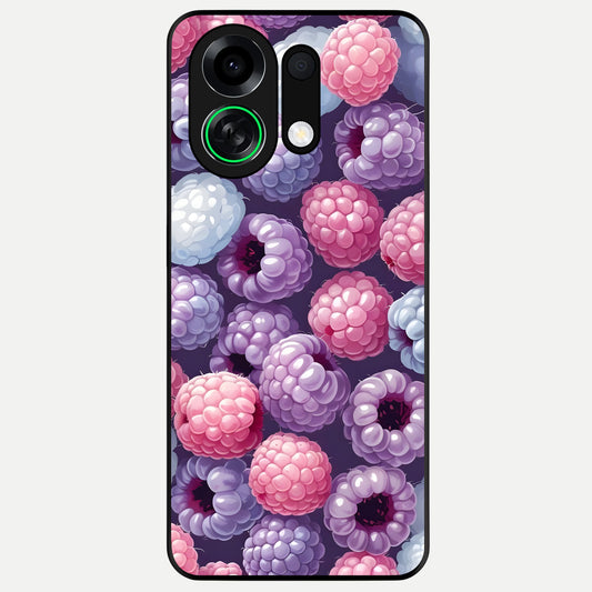  Berry Candy Pop Glass Case For Oppo K13 Turbo back cover – full design glossy printed glass finish