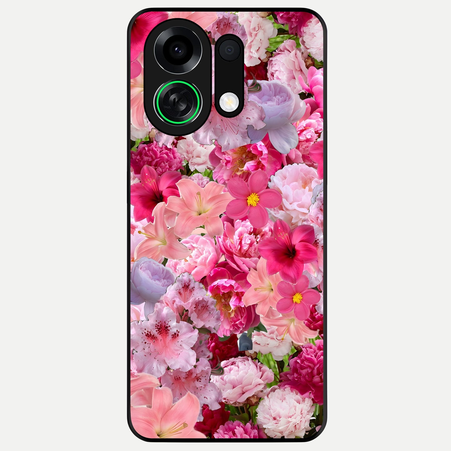  Bloom Crush Fantasy Glass Case For Oppo K13 Turbo back cover – full design glossy printed glass finish