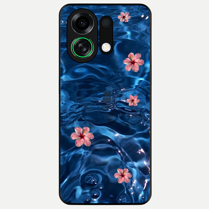  Bloom Thread Art Glass Case For Oppo K13 Turbo back cover – full design glossy printed glass finish