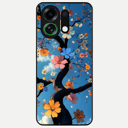  Blossom Dream Sky Glass Case For Oppo K13 Turbo back cover – full design glossy printed glass finish