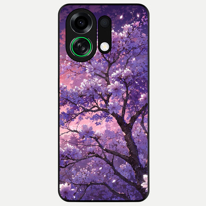  Blossom Tree Glass Case For Oppo K13 Turbo back cover – full design glossy printed glass finish