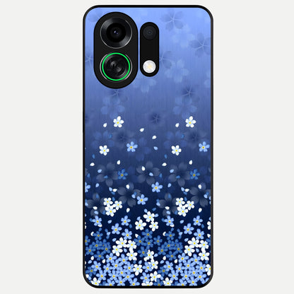  Blue Starry Glass Case For Oppo K13 Turbo back cover – full design glossy printed glass finish