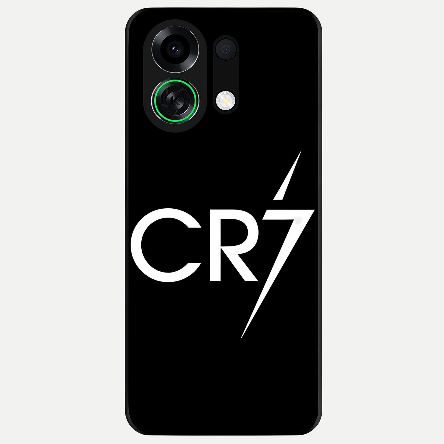  CR7 Elite Strike Glass Case For Oppo K13 Turbo back cover – full design glossy printed glass finish