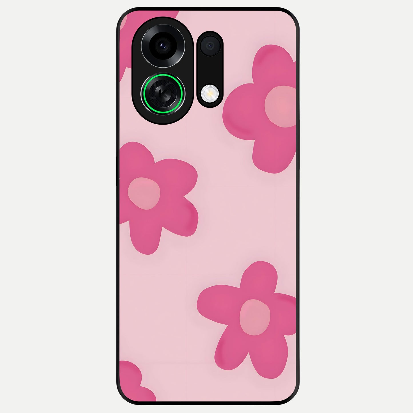  Candy Bloom Dreams Glass Case For Oppo K13 Turbo back cover – full design glossy printed glass finish