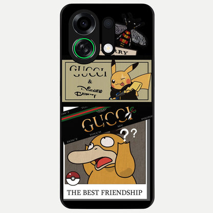  Cartoon Brand Play Mashup Glass Case For Oppo K13 Turbo back cover – full design glossy printed glass finish