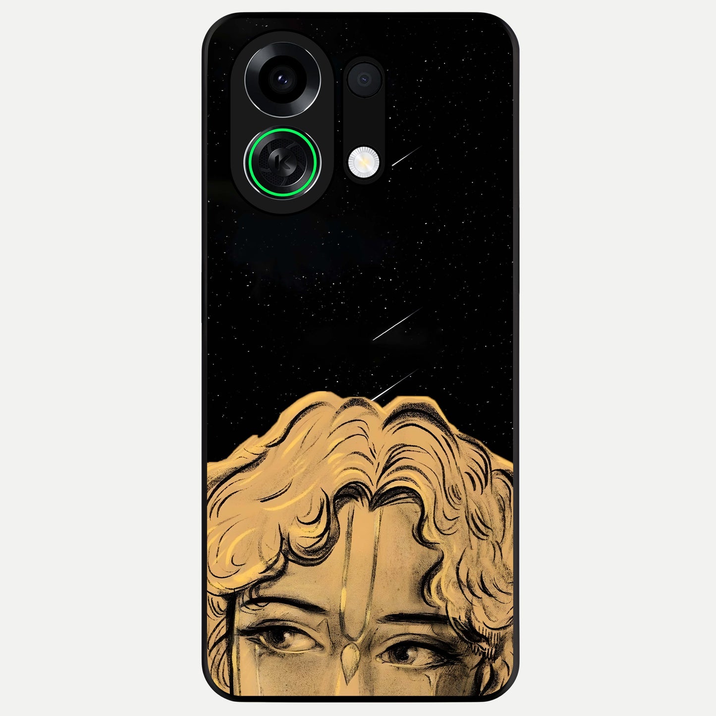  Celestial Gods Plan Glass Case For Oppo K13 Turbo back cover – full design glossy printed glass finish