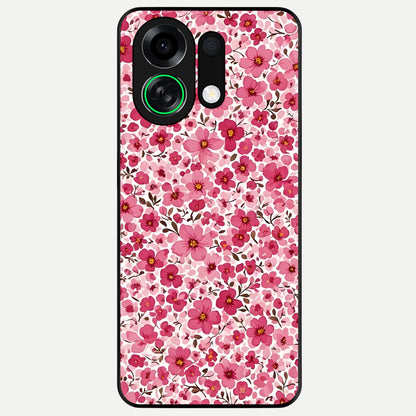  Cherry Blossom Charm Glass Case For Oppo K13 Turbo back cover – full design glossy printed glass finish