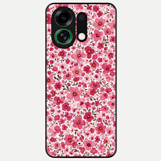  Cherry Blossom Charm Glass Case For Oppo K13 Turbo back cover – full design glossy printed glass finish