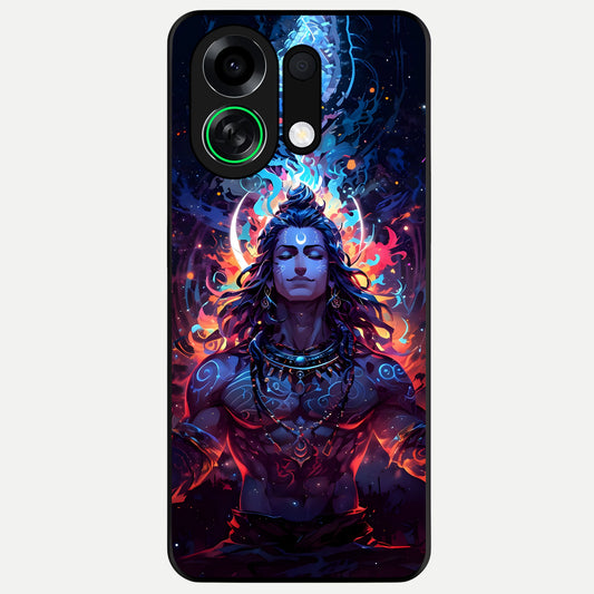  Divine Fire Shiv Glass Case For Oppo K13 Turbo back cover – full design glossy printed glass finish