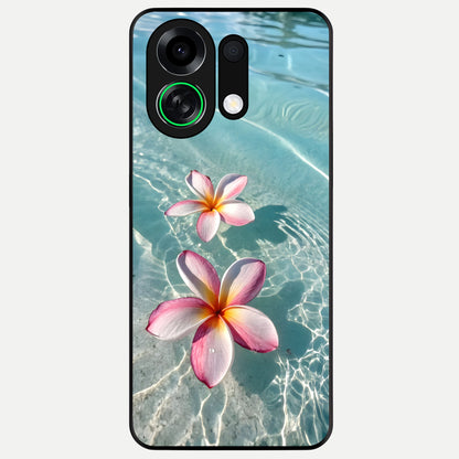  Floating Bloom Bliss Glass Case For Oppo K13 Turbo back cover – full design glossy printed glass finish