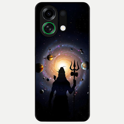  Galactic Shiva Vision Glass Case For Oppo K13 Turbo back cover – full design glossy printed glass finish