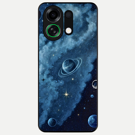  Galaxy Dream Space Glass Case For Oppo K13 Turbo back cover – full design glossy printed glass finish