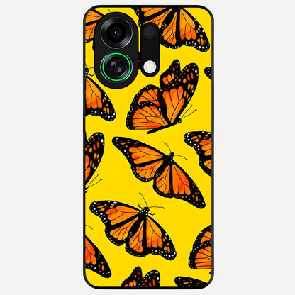  Golden Wing Flight Glass Case For Oppo K13 Turbo back cover – full design glossy printed glass finish