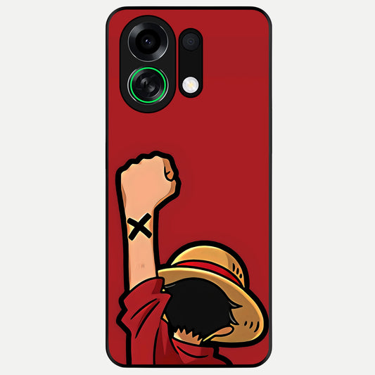  Luffy X Spirit Glass Case For Oppo K13 Turbo back cover – full design glossy printed glass finish
