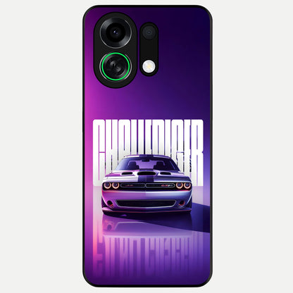  Midnight Muscle Ride Glass Case For Oppo K13 Turbo back cover – full design glossy printed glass finish